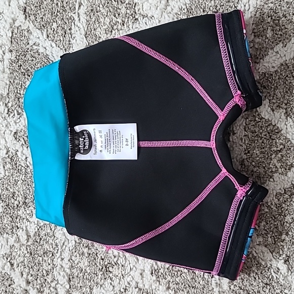 4 for $28 - Water Babies Splash Jammers Girls 2-3Y Pink Wetsuit Shorts - Picture 4 of 6